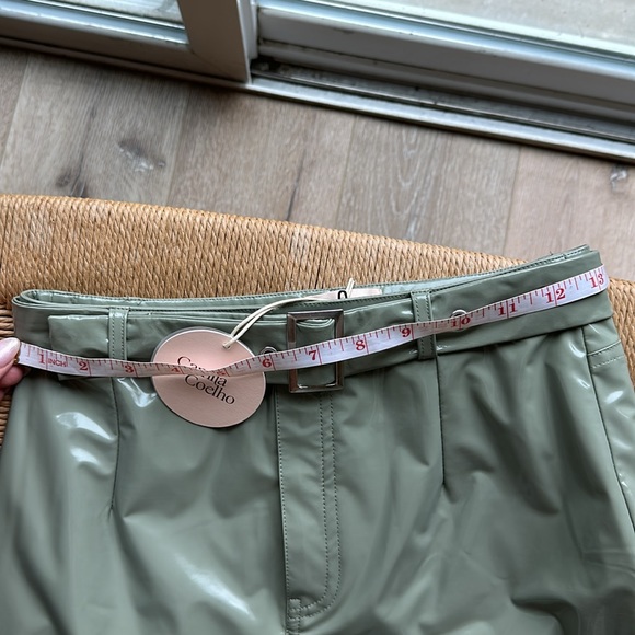 Camila Coelho Eliana Mini Skirt in Sage NWT - Picture 10 of 11
